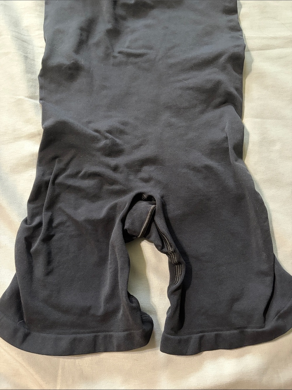 Skims NWOT Seamless Sculpt Mid-Thigh Bodysuit Onyx Black Size XL - Picture 8 of 13